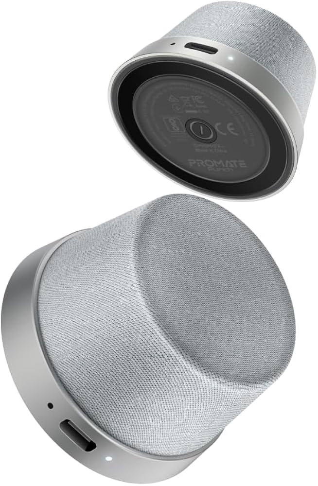 Promate Mini High-Definition Bluetooth Speaker Silver