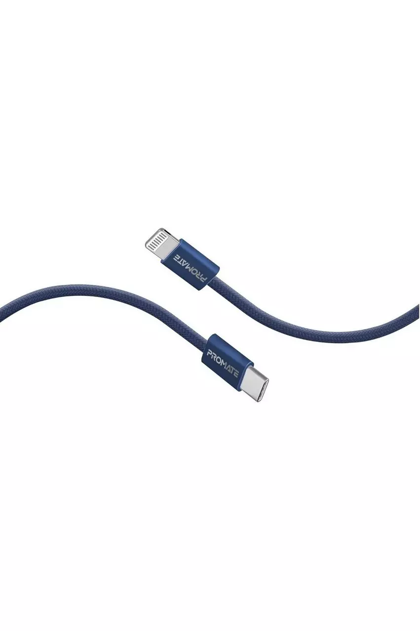 Promate USB-A to Lightning Cable 1m Blue