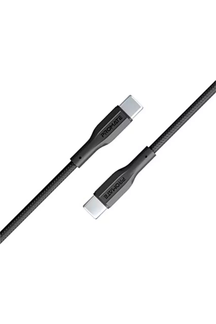 Promate USB-C to USB-C Cable 60W 1m Black
