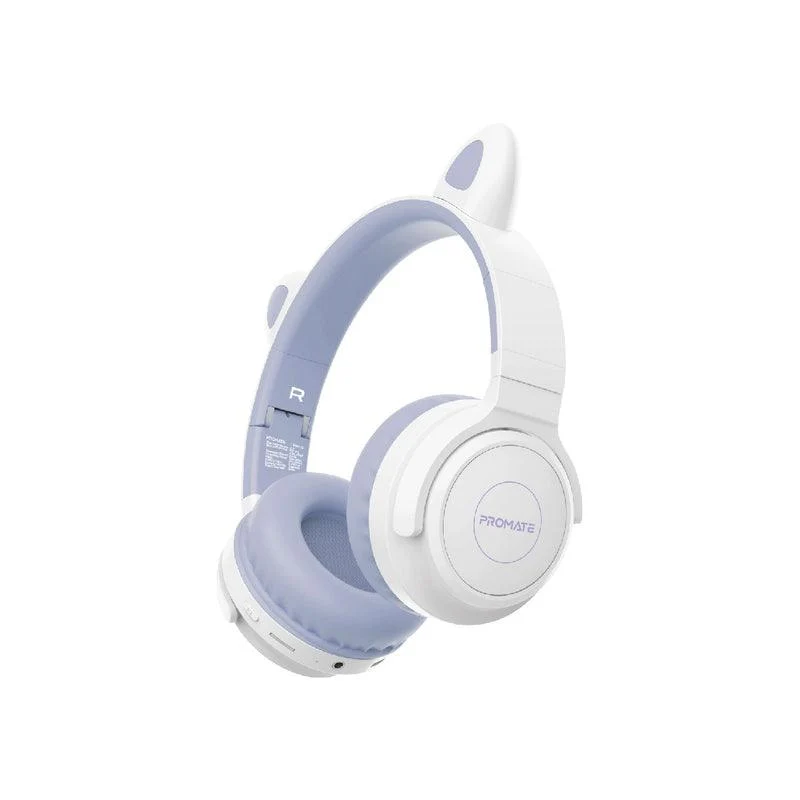 Promate Wireless Kids Headphones Purple