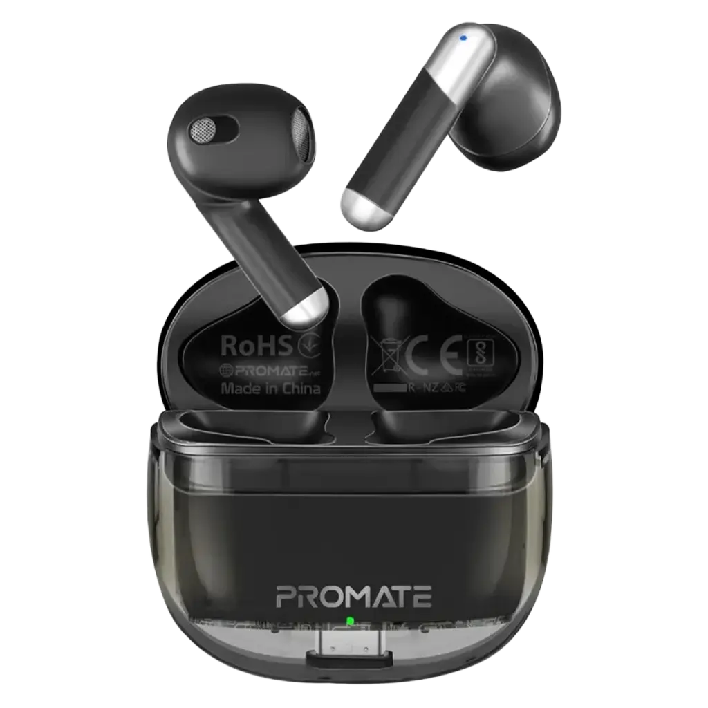 Promate Smart Touch Earbuds with 36-Hour Battery