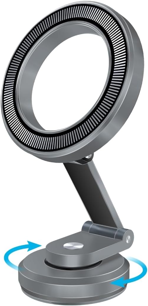 Promate MagSafe Phone Holder with Short Arm Grey