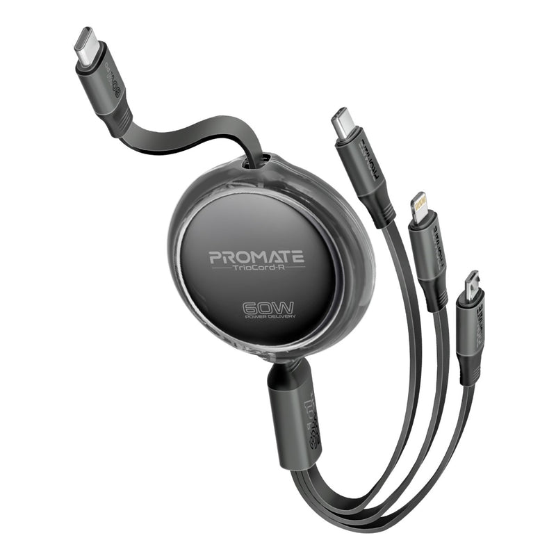 Promate 3-in-1 Audio and Charge Adapter
