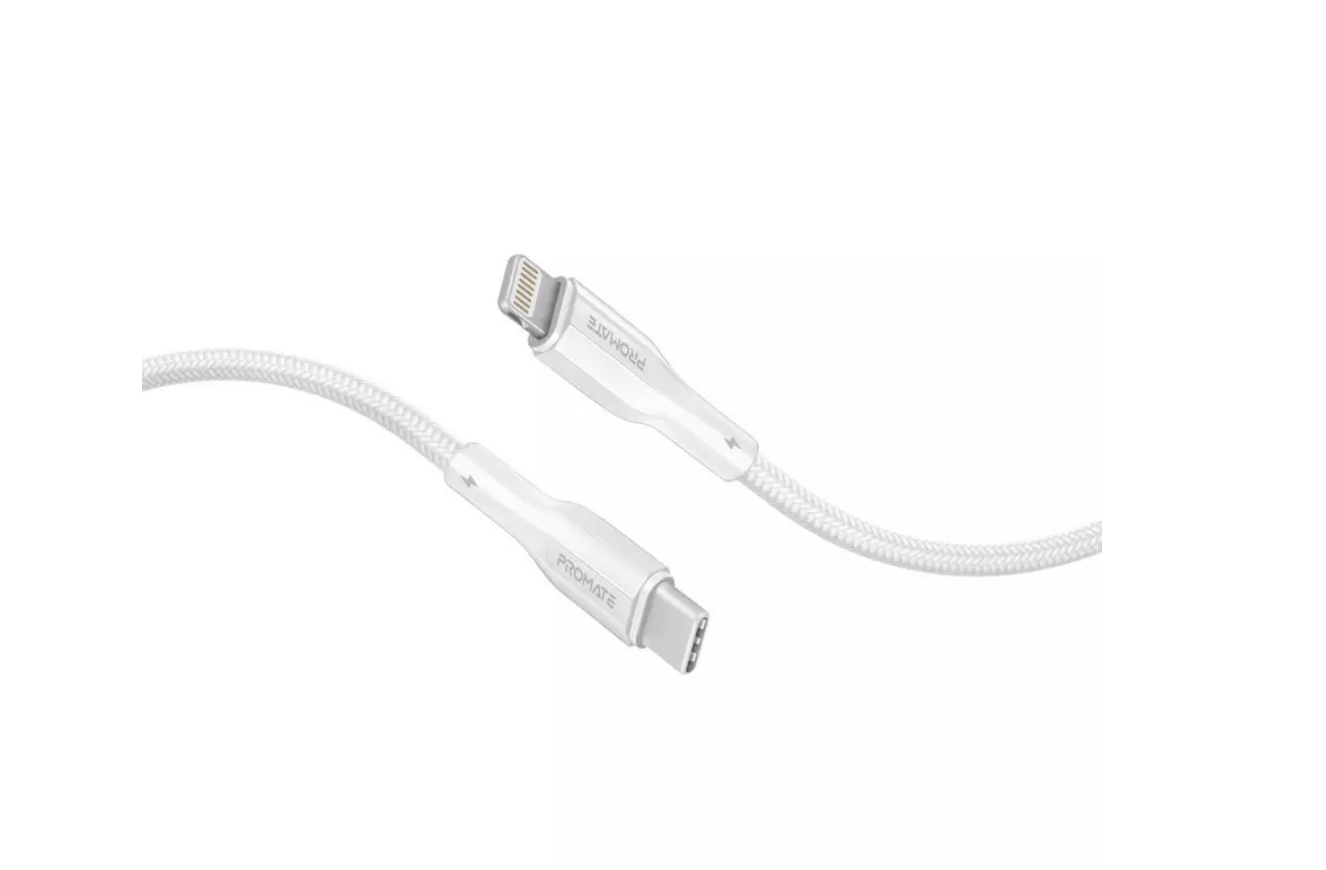 Promate USB-C to Lightning Cable 60W 1.2m